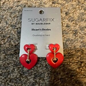 Red Heart Earrings